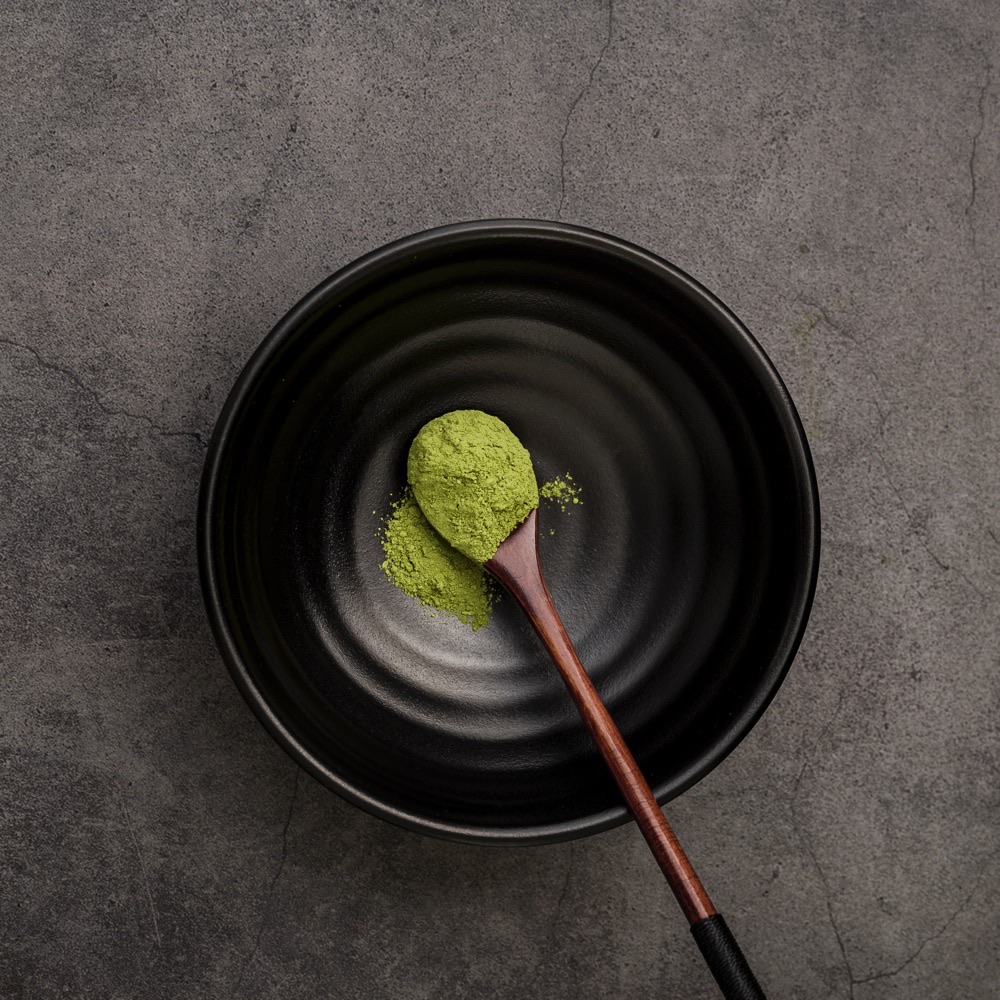 Matcha Original con cuchara de madera